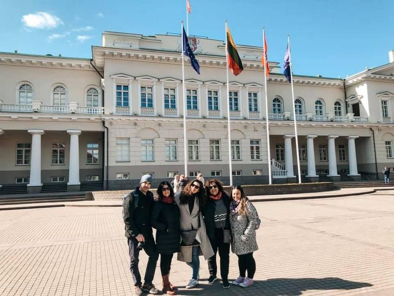 travel bloggers in Vilnius