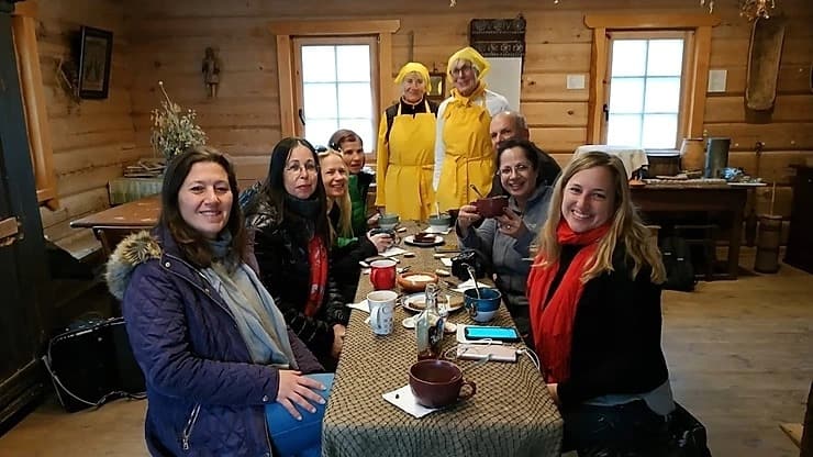 The team in Fishing Museum, Lithuania